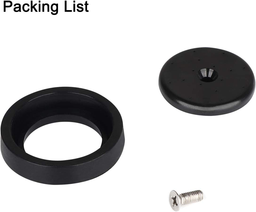 KWODE Pre-Rinse Spray Valve Repair Kit for All Commercial Sink Sprayer Spray Face Bumper and Screw Repair Part Black image number 4