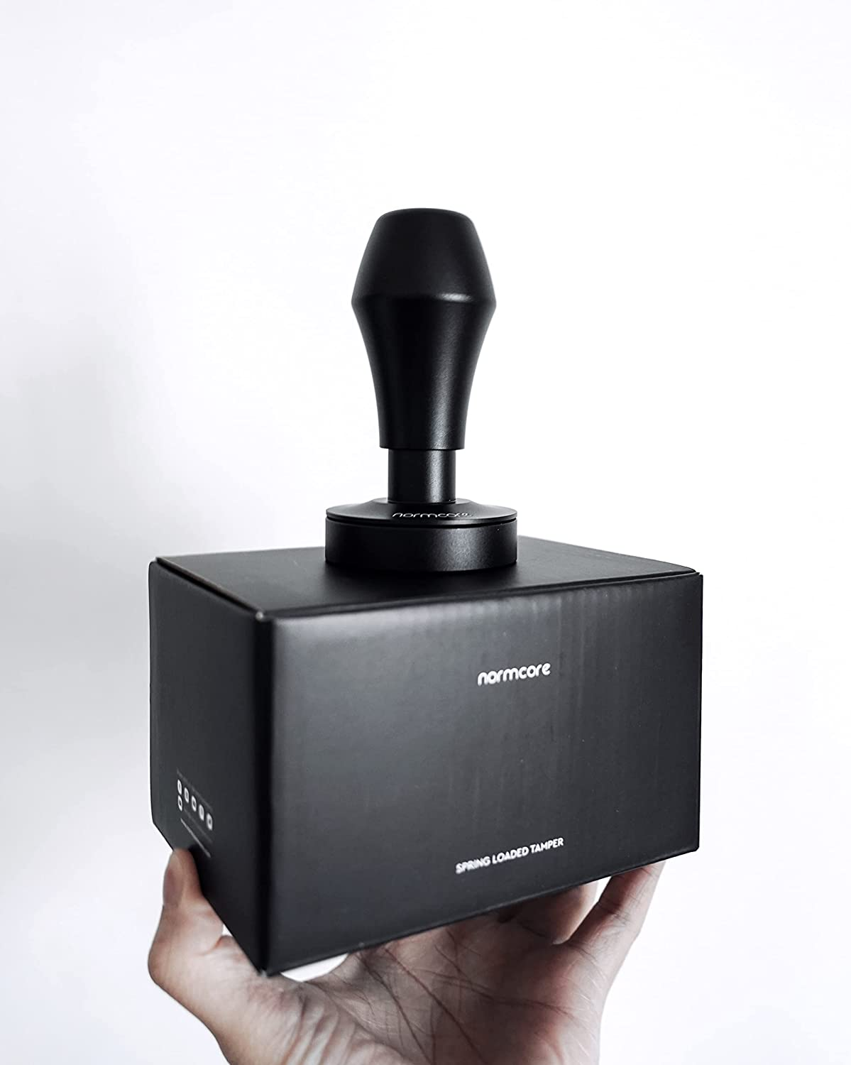 Normcore V4 Coffee Tamper 53.3Mm - Spring-Loaded Tamper &ndash; Barista Espresso Tamper with 15Lb / 25Lb / 30Lbs Replacement Springs - Anodized Aluminum Handle and Stand - Flat Base image number 6