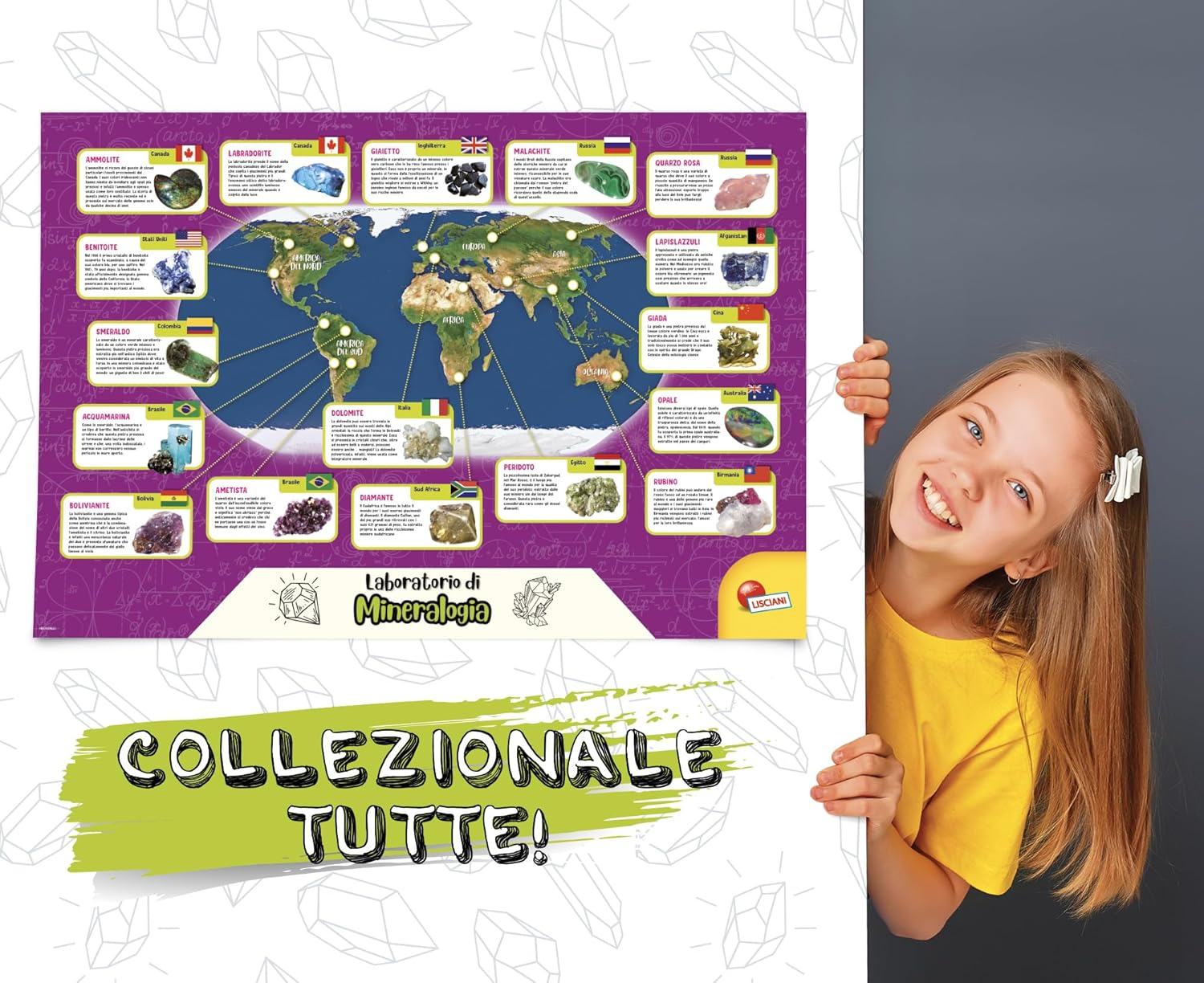 Liscianigiochi - I'M a Genius Mineralogia Science Kit: Geology Science Kit for Unisex Children Aged 7-12 image number 4