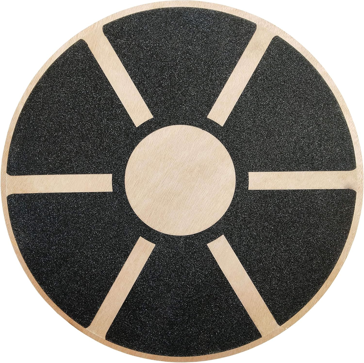 Balancefrom Non-Slip Wooden Wobble Balance Board Core Trainer 15.55-Inch Diameter with 360 Rotation for Stability Training image number 5