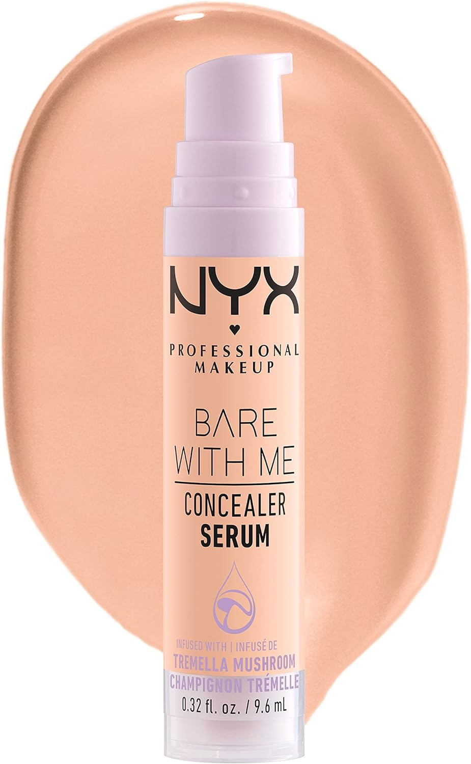 NYX Professional Makeup Bare with Me Concealer Serum 9.6 Ml, 2.5 Medium Vanilla image number 4