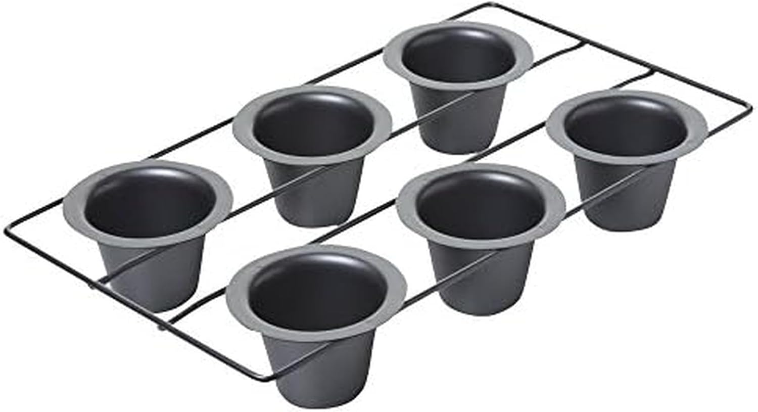 Chicago Metallic Professional 12-Cup Non-Stick Mini-Popover Pan, 16-Inch-By-10.75-Inch,Gray image number 1