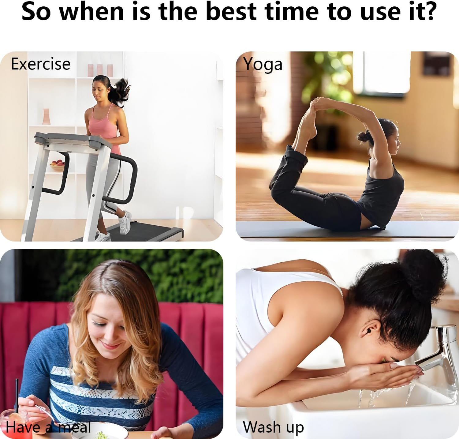 Topbine 4 Pcs Flat Hair Clips for Women,French Design Flat Hair Claws,Fashionable Geometry Hold Lay down Claw Clamps Hair Barrettes Alligator Clip for Thick Thin Hair image number 4