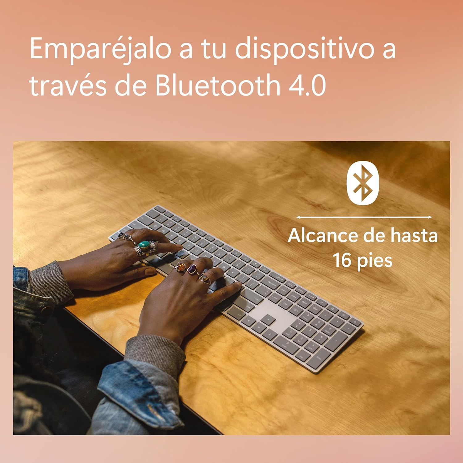 Microsoft Surface Keyboard (2Nd Edition) Compatible with Surface Pro or Surface Laptop, Bluetooth 4.0, Copilot Button image number 5