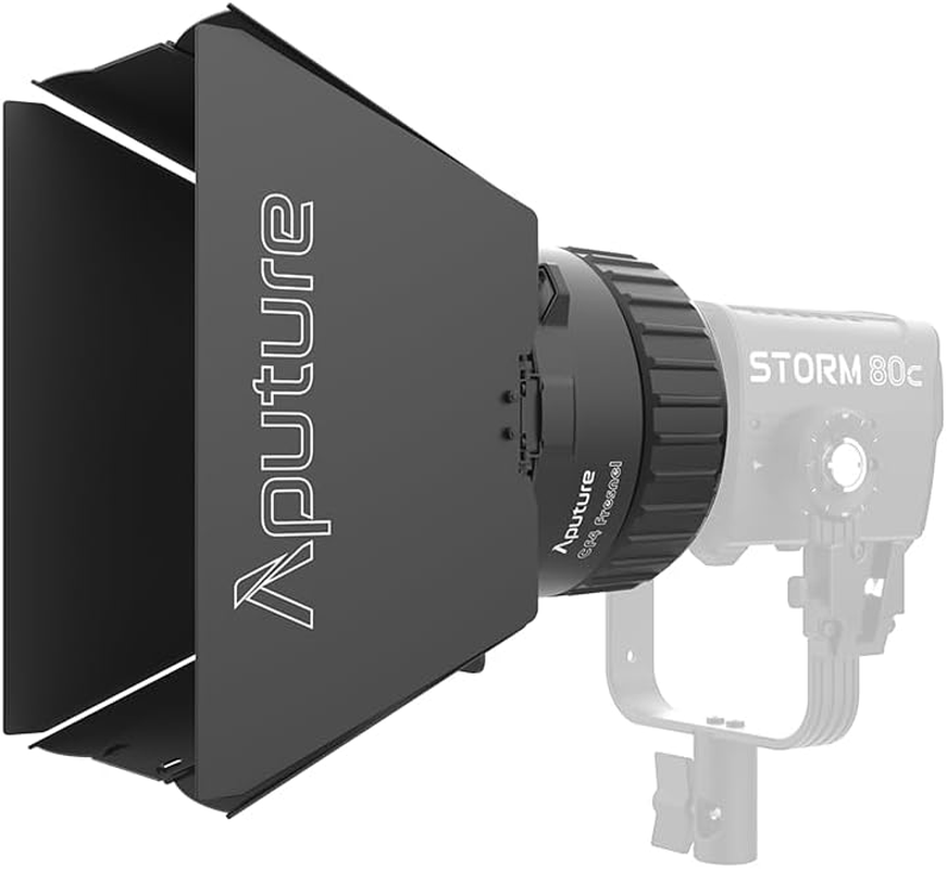Aputure CF4 Barn Doors - 8-Blade Light Control Attachment for CF4 Fresnel, Beam Shaping & Scattered Light Control, Compatible with Standard 5" Scrims image number 5