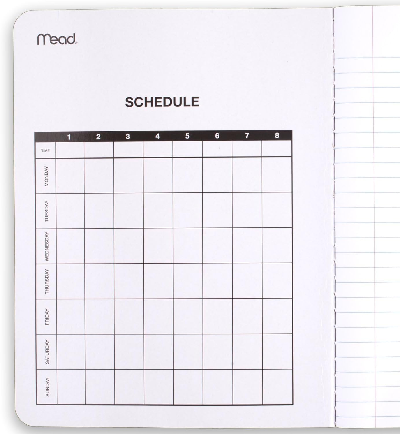 Mead Composition Notebooks, 12 Pack, Wide Ruled Paper, 9-3/4" X 7-1/2", 100 Sheets per Comp Book, Black Marble (72936) image number 3