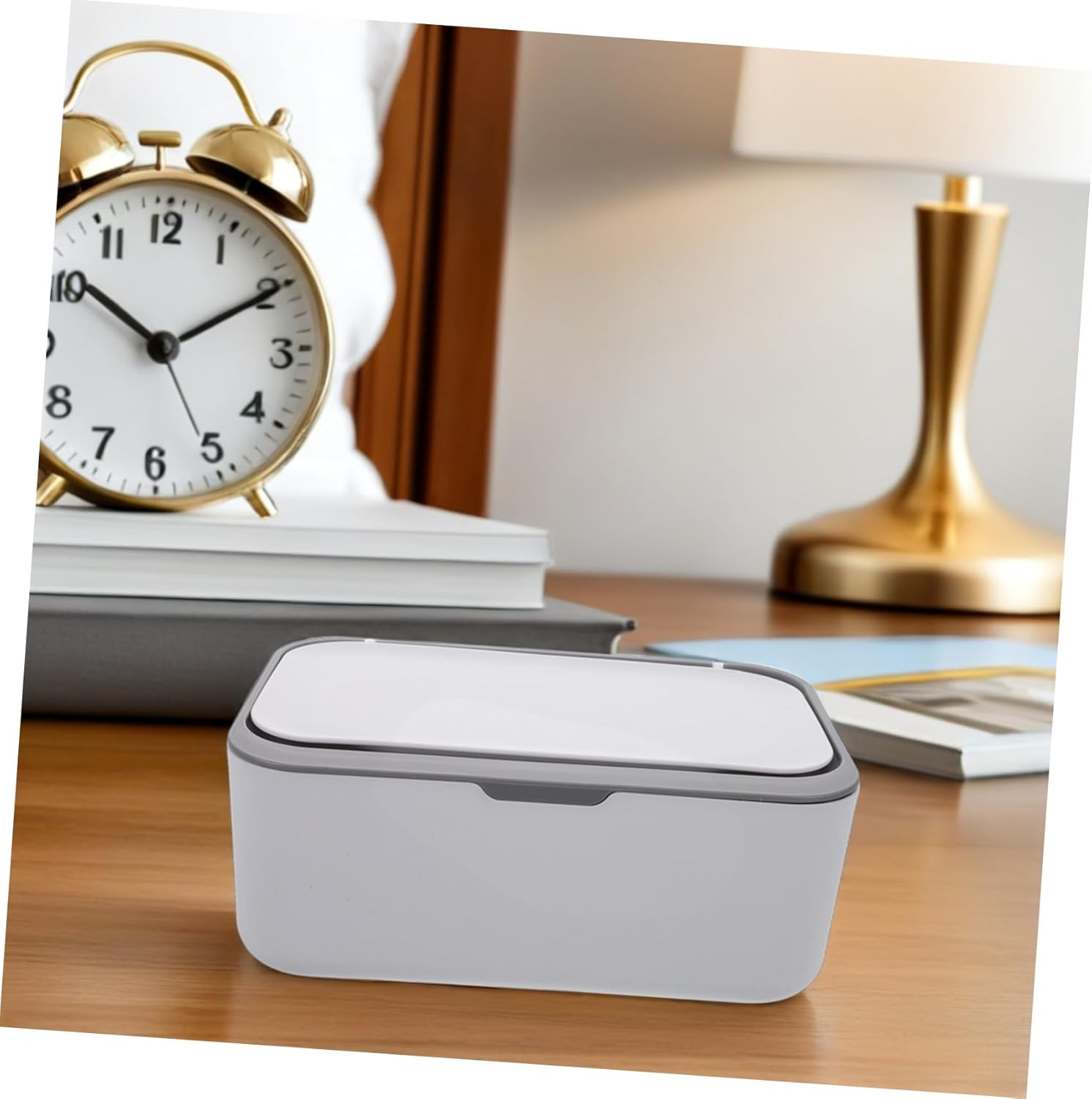 Ciieeo Wet Wipes Box Plastic Container for Wipes Large Capacity for Home Bathroom Use Removable Tissue Box image number 1