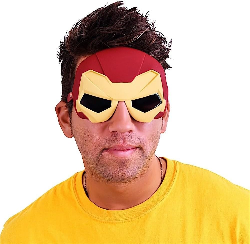 Sun Staches Iron Man Big Characters Eye Mask image number 4