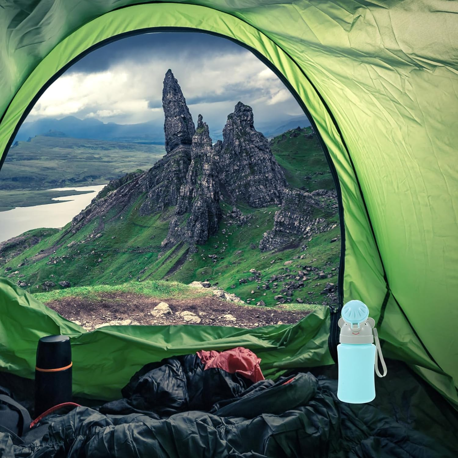 Alasum Portable Toddler Travel Potty - Leakproof Urinal for Kids, Compact Design for Camping and Emergencies, Easy to Clean, Ideal for Potty Training image number 6