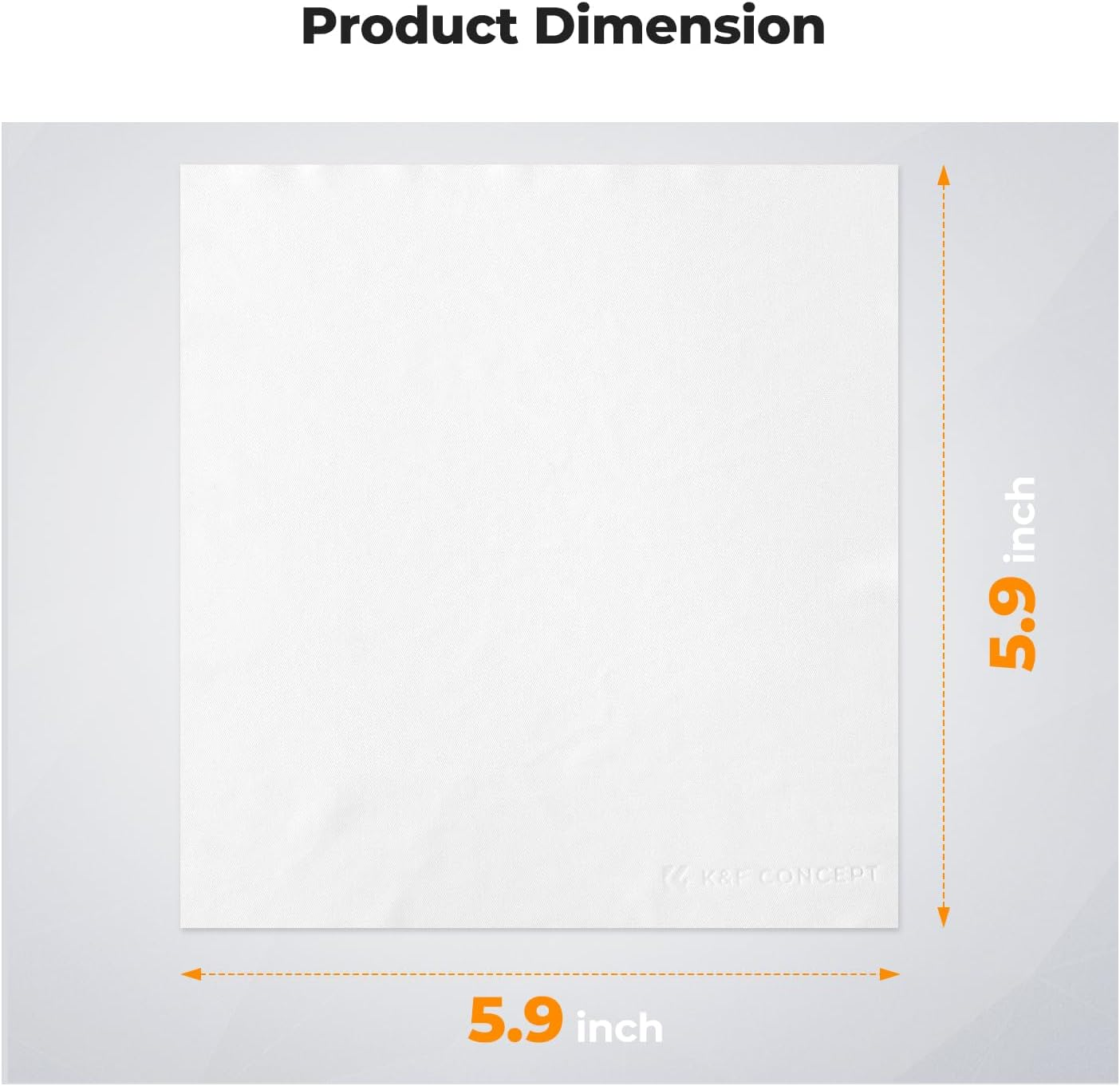 K&F Concept Import Microfiber Cleaning Cloths, 20-Pack Vacuum Wrapped for Camera Lens/Eyeglasses/Iphones/Computers/Ipad/Led Screens/Electronics/Precision Instrument image number 6