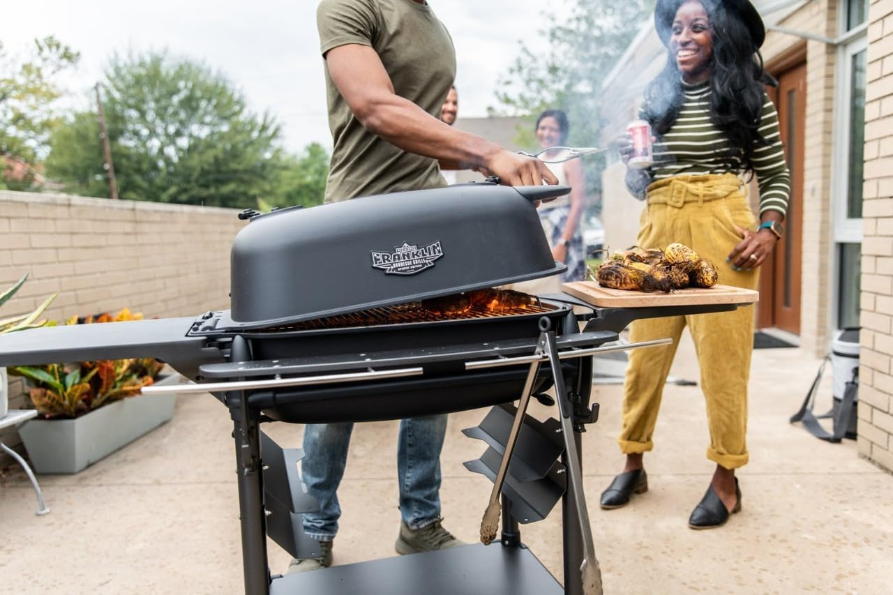 PK Grills PK300-AF Aaron Franklin Grill and Smoker, Coal/Coal image number 1