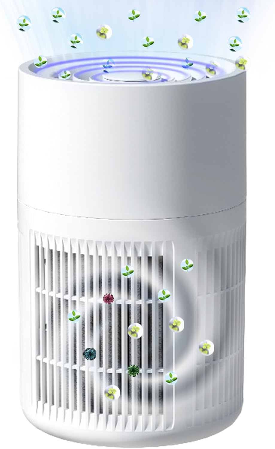 Air Purifier for Bedroom Air Cleaner,H13 HEPA Filters Purifiers,Aromatherapy Tablets with Addition of Essential Oils to Improve Sleep,Portable 20Db Quiet Air Filter Purifier,Home,Office,And Car Use image number 4