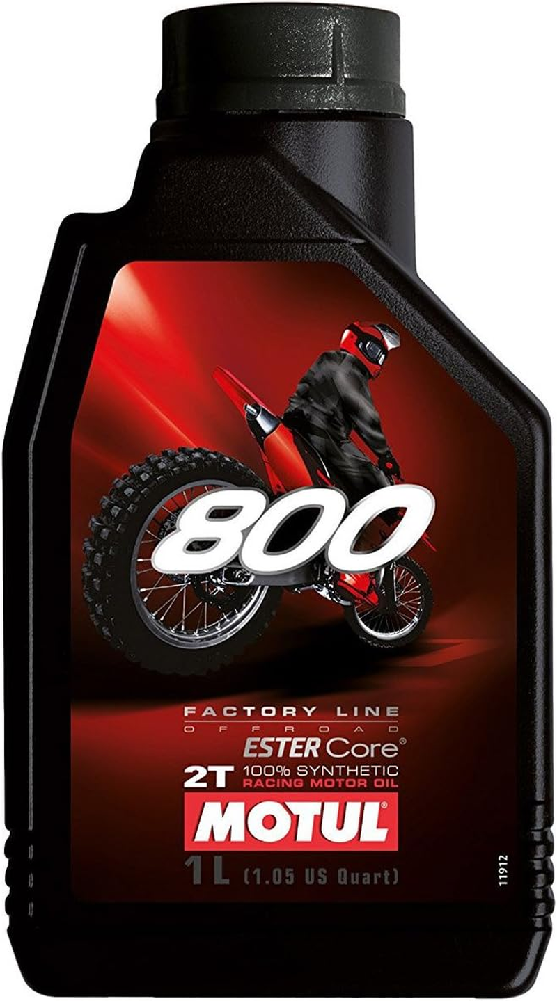 MOTUL (MOTUL) 800 2T Off-Road Motorcycle Engine Oil 100% Chemical Synthesis (Ester) 1L [Parallel Import]