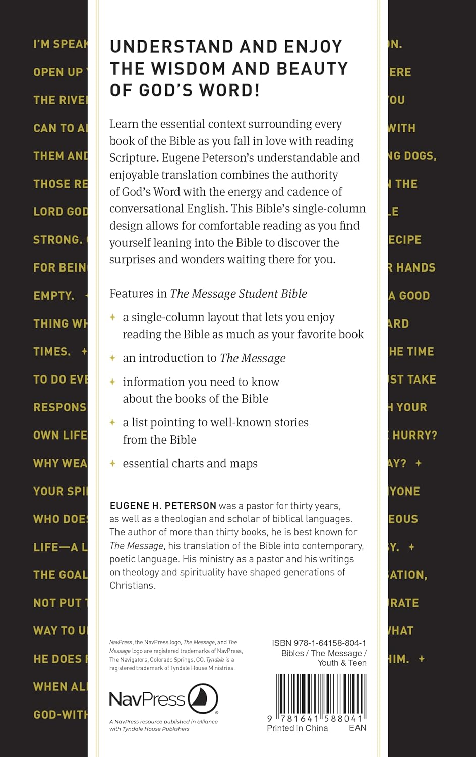 The Message Student Bible (Hardcover) image number 5