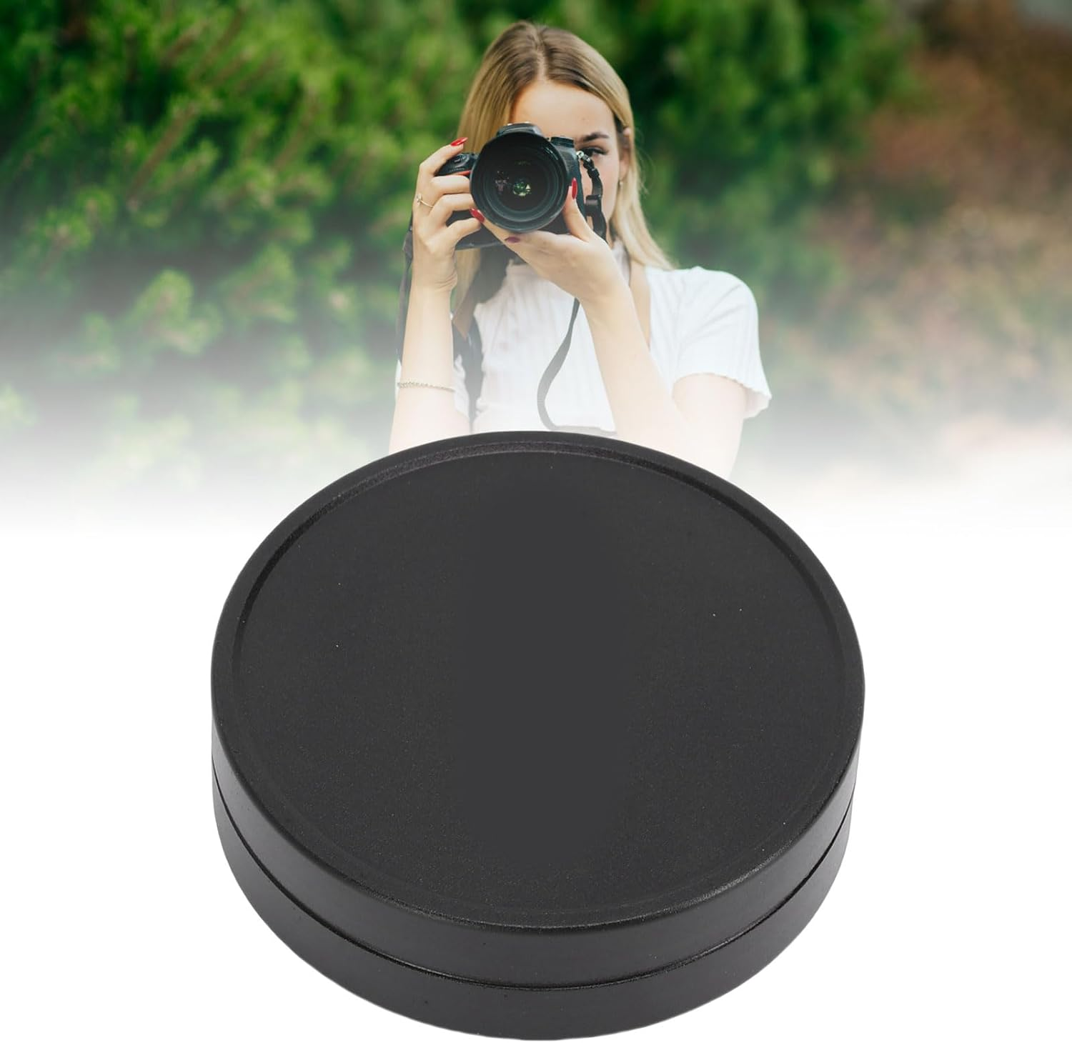 Wisoqu Aluminum Lens Cap Fit for FUJIFILM X10 X20 X30, Metal Front Cover with Soft Flocking Interior, Scratch Resistant Protective Camera Accessory (Black) image number 6