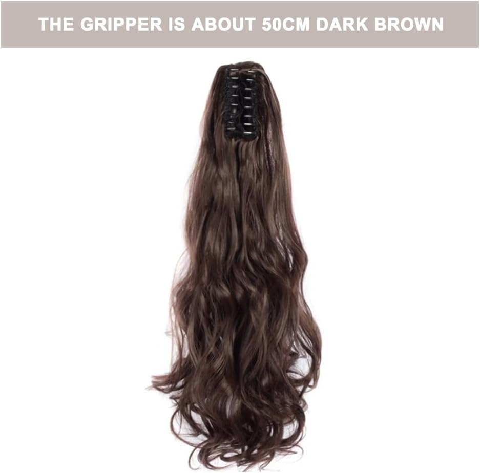 Ponytail Extension,Wave Wig,Claw Clip Wave Ponytail Hair for Women Daily Use Party image number 5