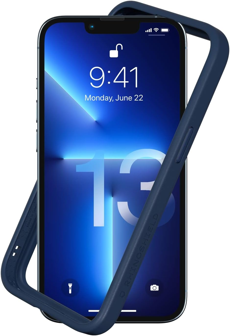 Rhinoshield Bumper Case Compatible with [Iphone 13/13 Pro] | Crashguard NX - Shock Absorbent Slim Design Protective Cover 3.5M / 11Ft Drop Protection - Red - Iphone 13 / 13 Pro - Red image number 3