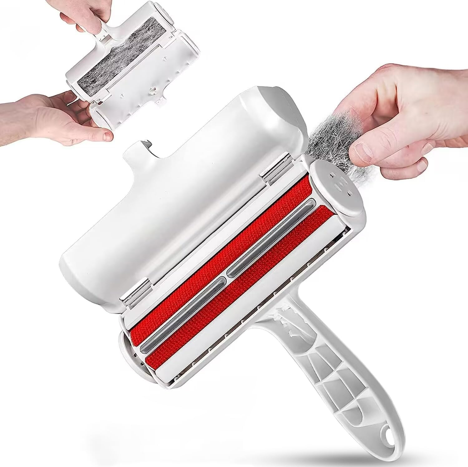 Tivddikun Pet Hair Remover and Reusable Lint Roller, Cat and Dog Hair Remover for Furniture, Couch, Carpet, Clothing and Bedding - Portable, Multi-Surface Fur Removal Tool image number 6