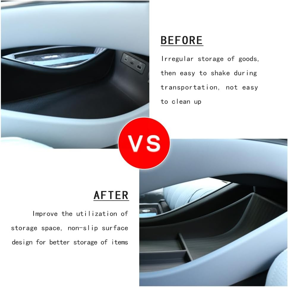 Is for BYD Seal 2024-2025 Upper Center Console Storage Box, Lower Center Console Storage Box, and Wireless Silicone Pad (3 in Total) Seal Accessories (AU RHD)