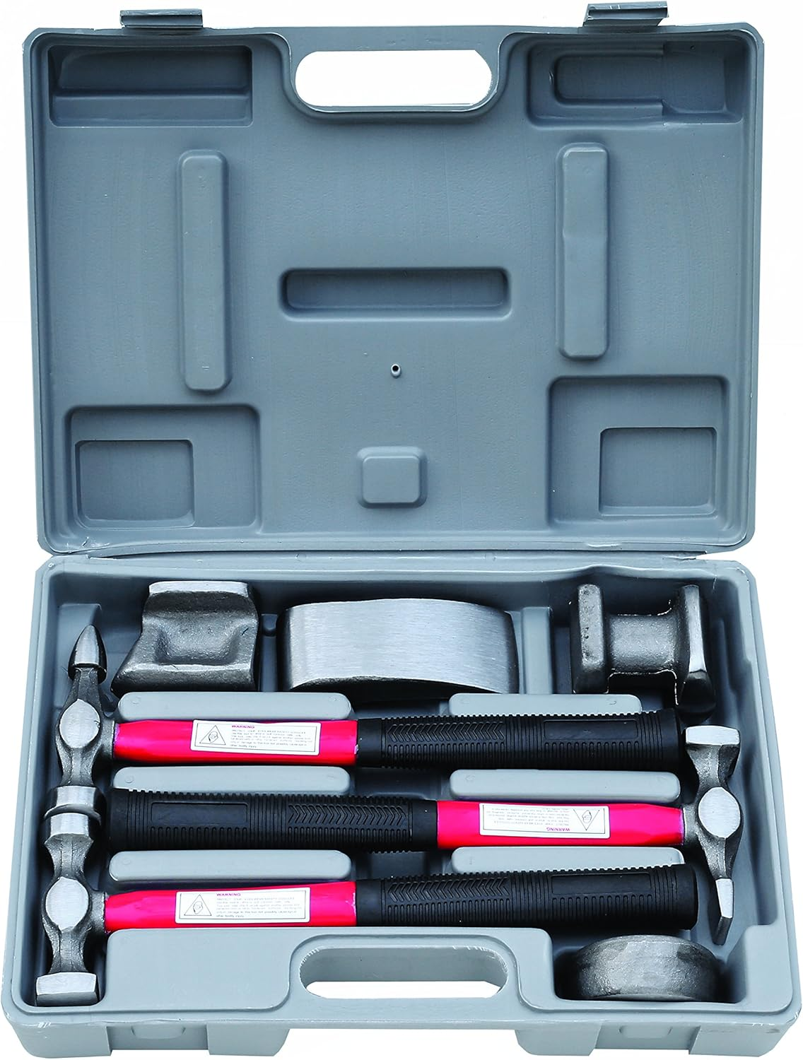 Hilka Tools 12750007 Pro Craft Panel Beating Kit, Silver, Set of 7 Pieces image number 5