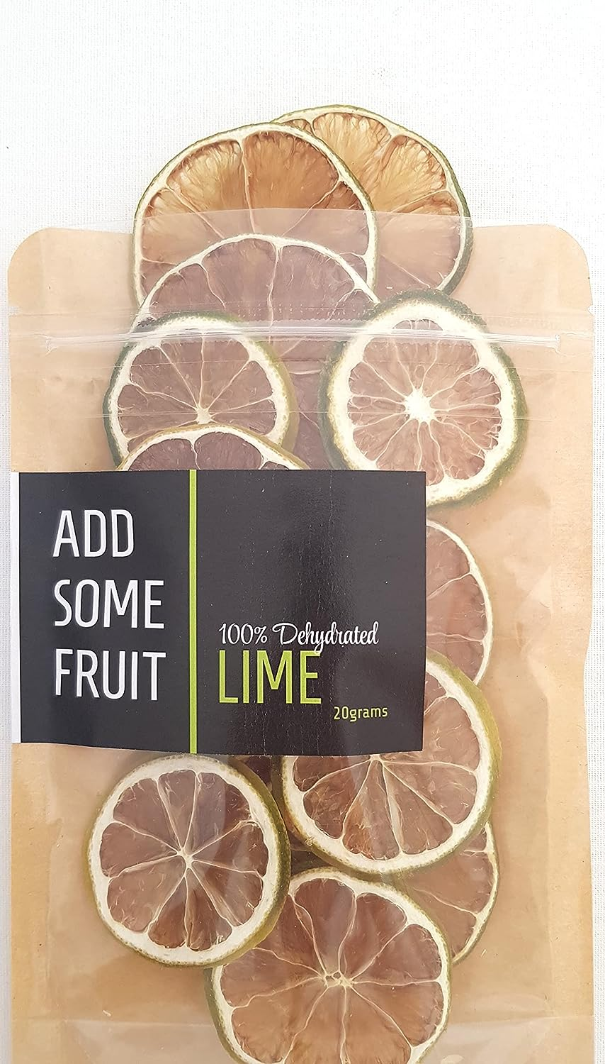ADD SOME FRUIT - 100% DEHYDRATED LIME - 20G Pouch image number 4