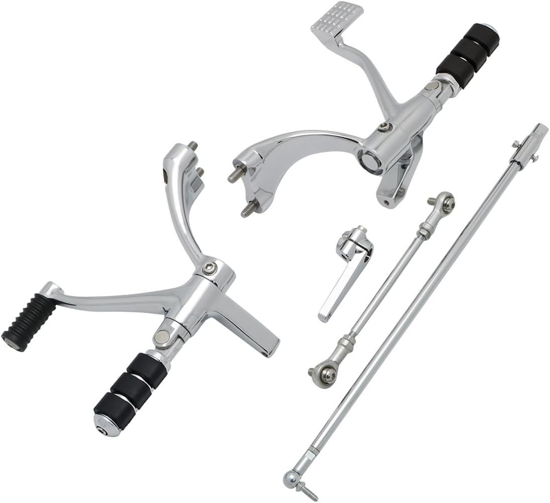 Motorcycle Forward Controls Complete Kit Pegs Levers Linkages for Harley 2014-2022 Sportster XL1200 XL 883 Forty-Eight Roadster Nightster Superlow Iron 883