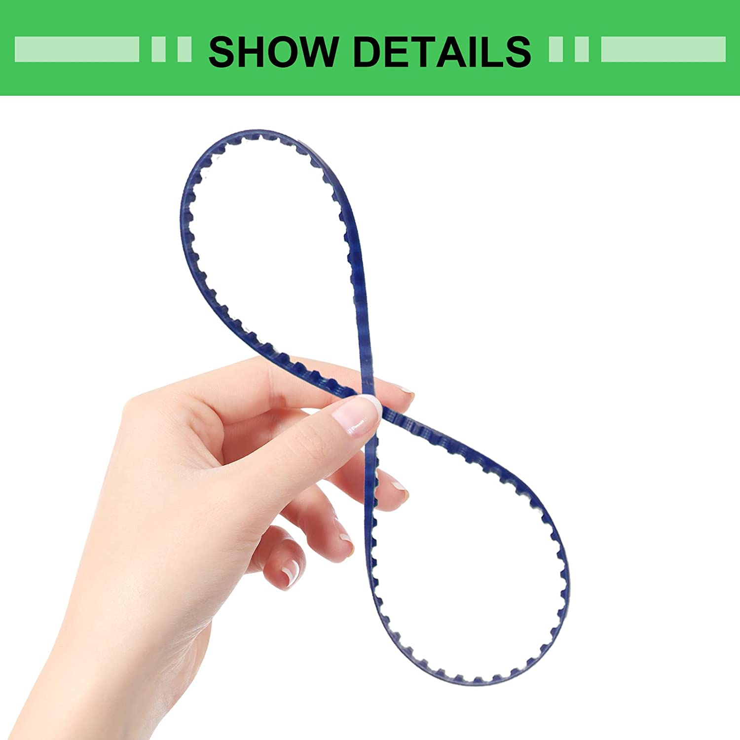 9-100-1017 Belt by Replacement Kit Small and Large Belt for Polaris 360 380 Polaris Pool Cleaner Parts Replacement Belt Kit image number 1