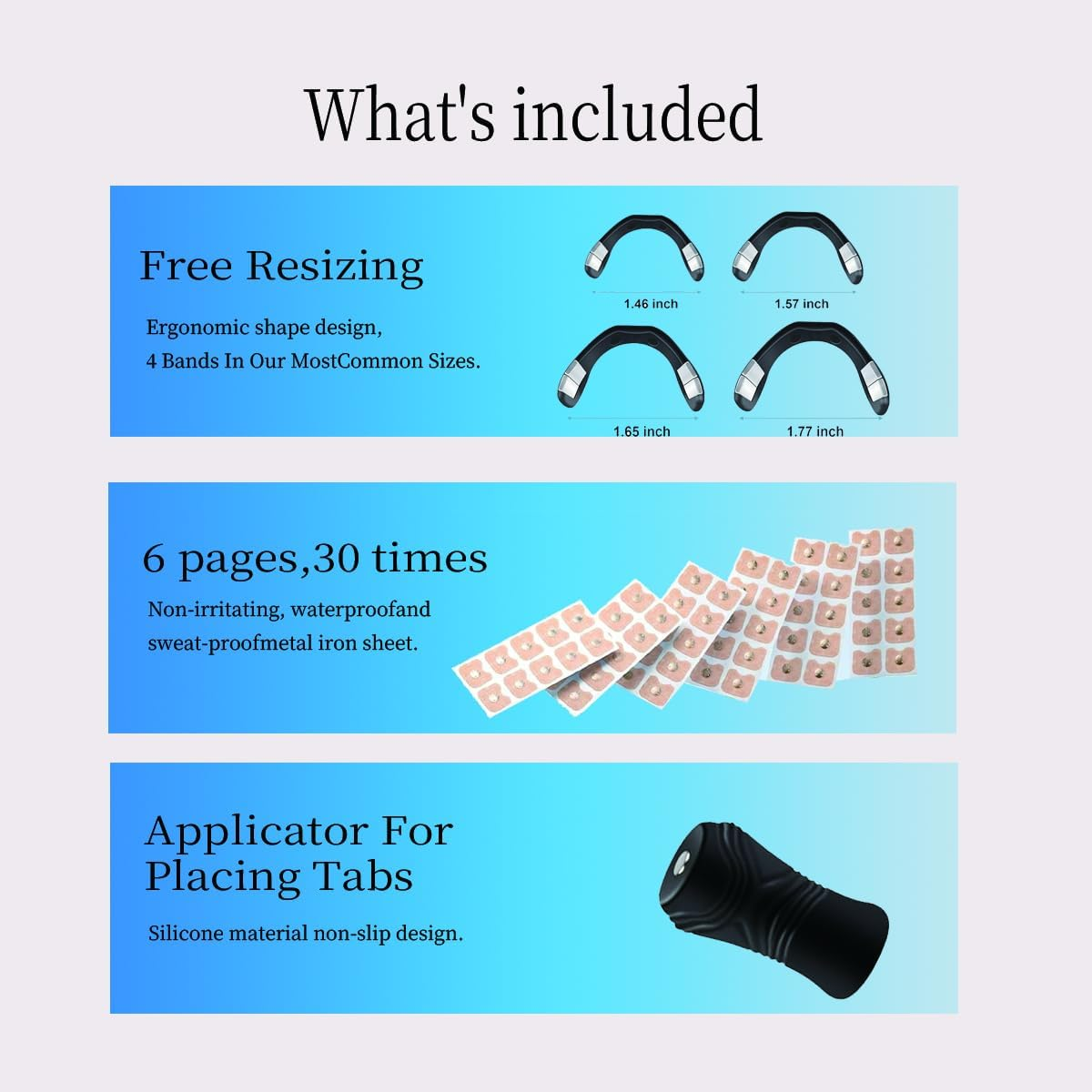 30Pcs Breathe Magnetic Nasal Strip anti Snoring Breathing Nasal Strips Sleep,Improve Oxygen Flow anti Snoring Nasal Strips for Men & Women&ndash; for Better Breathing, Sleep & Exercise, All-Night Comfort image number 2