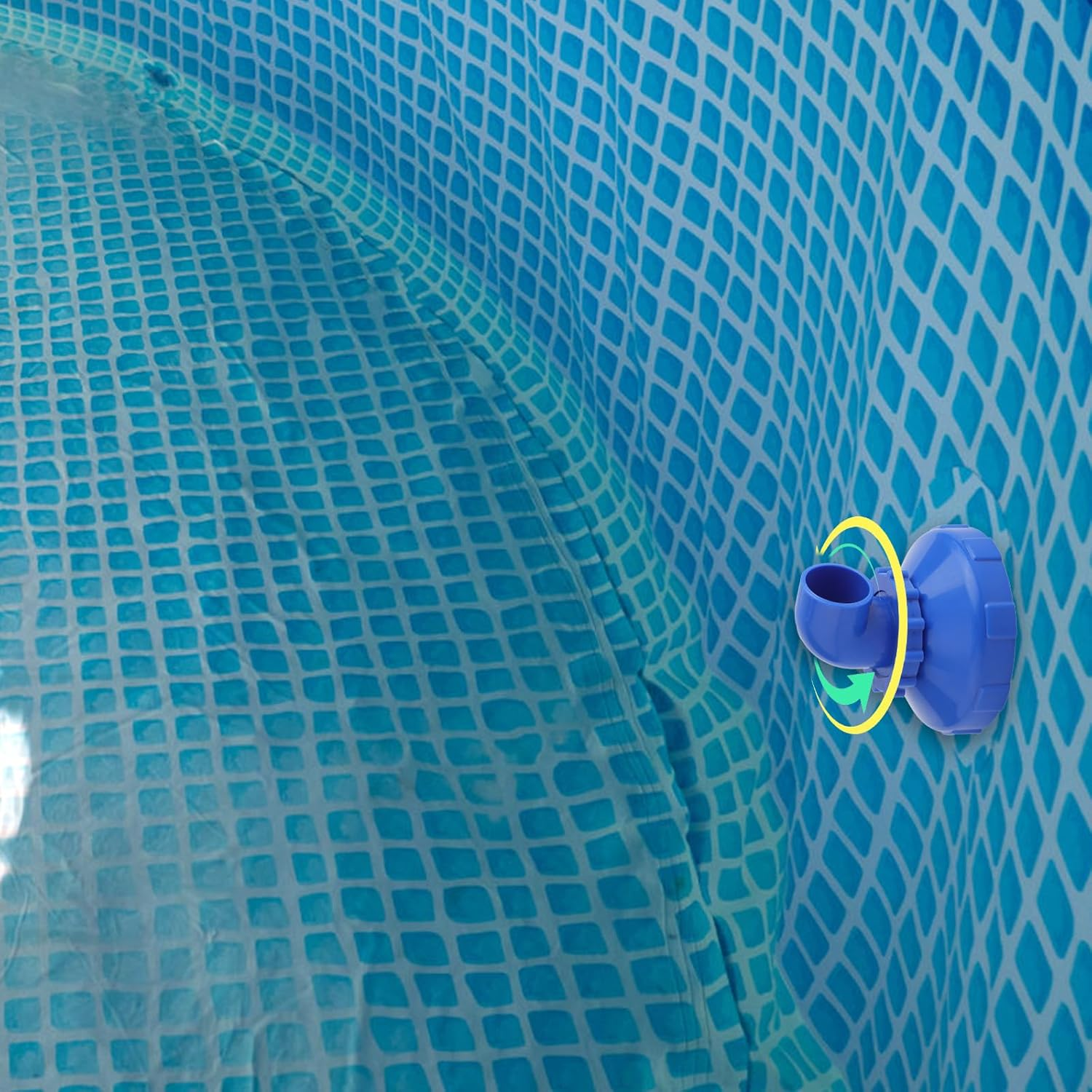 Pool Jet Nozzle, 360&deg;Swivel Rotatable Pool Inlet Nozzle Fitting Swimming Pool Return Jet Replacement Part for Intex Swimming Pool Spa Spout Accessories image number 1