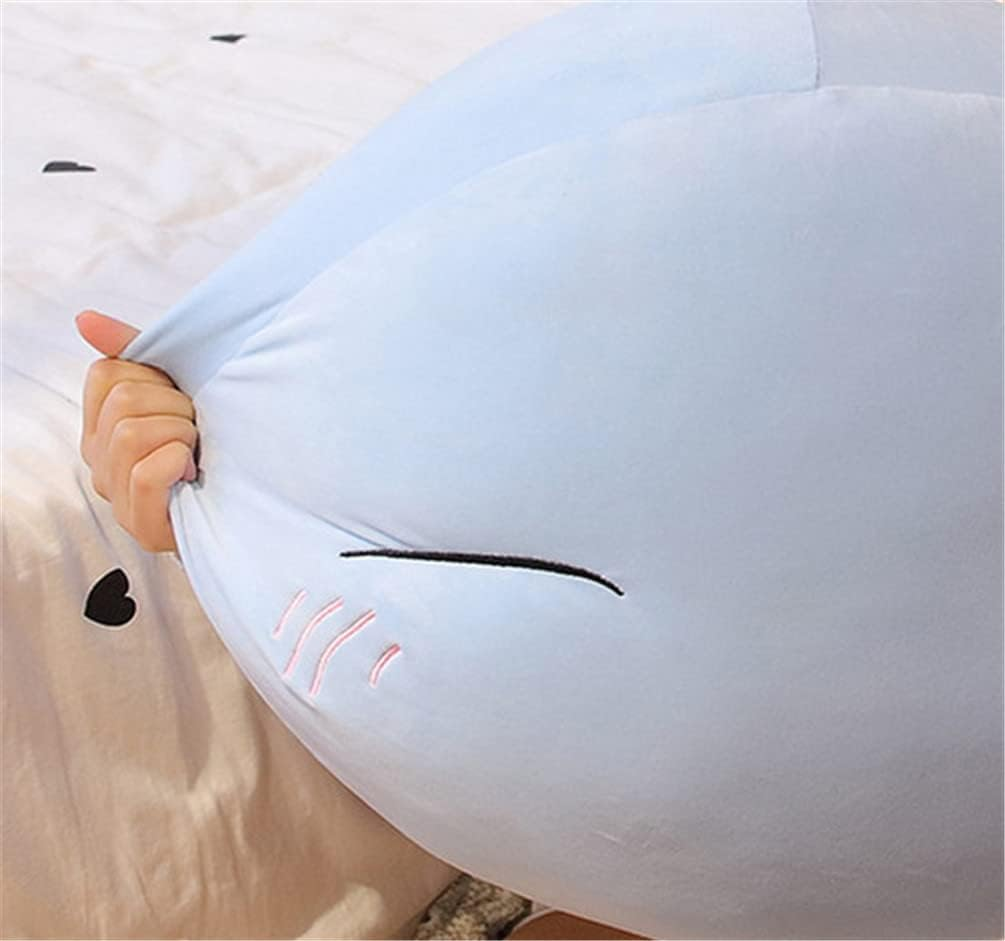 Anime That Time I Got Reincarnated as a Slime Plushie Anime Tensei Shitara Slime Datta Ken Tempest Rimuru Stuffed Doll Plush Pillows Plush Stuffed Doll Pillow Toys Gifts (11In, Happy)