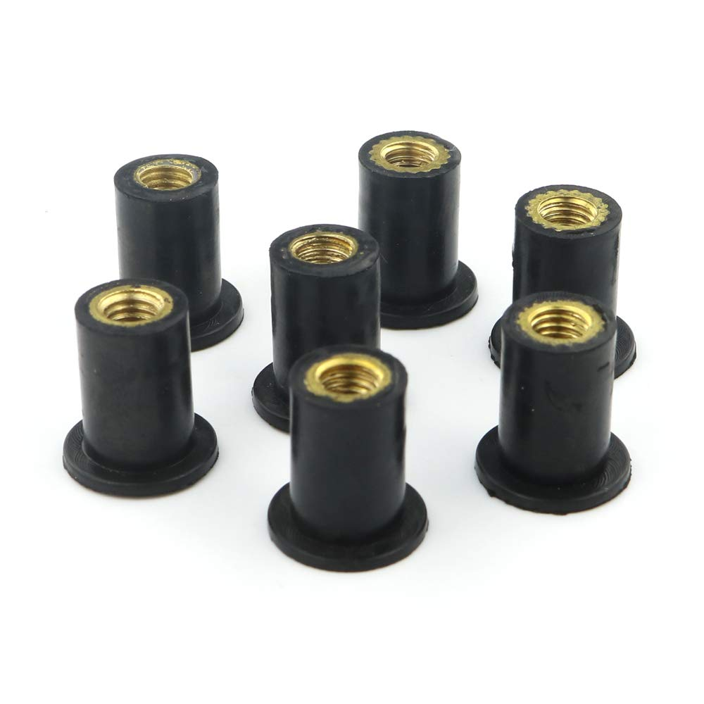 Xitomer Motorcycle Accessories Full Fairing Bolts Screws Kits Washer Fastener for Kawasaki Ninja 250R EX250R 2008 2009 2010 2011 2012 Black image number 3