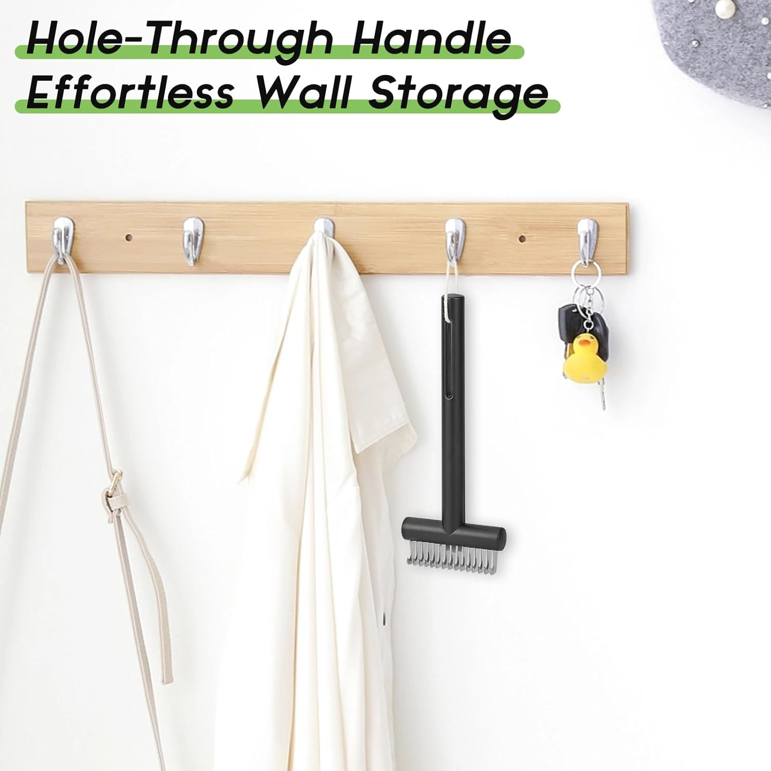 Euqvunn Dematting Comb, Dog Brush Undercoat Detangles and Cuts Effortlessly Tangles, Undercoat Brush Cat and Longhaired Cats, Dogs, Rabbits and Small Pets image number 1