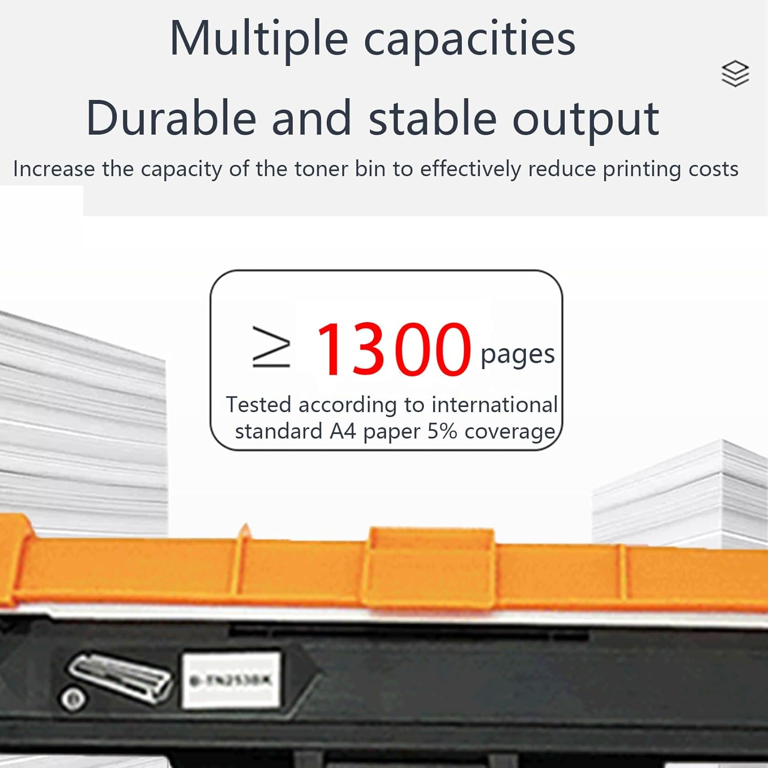 JOJOBE TN-253BK Compatible Toner Cartridge with Brother MFC-L3770CDW L3750CDW L3745CDW DCP-L3510CDW HL-L3270CDW L3230CDW , 2500 Pages per Cartridge Black image number 2