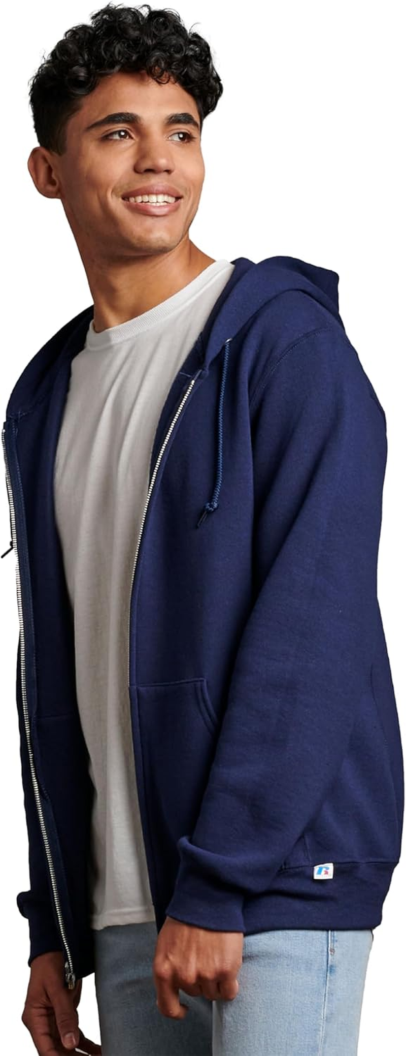 Russell Athletic Men'S Dri Power Full Zip Fleece Hoodie image number 4