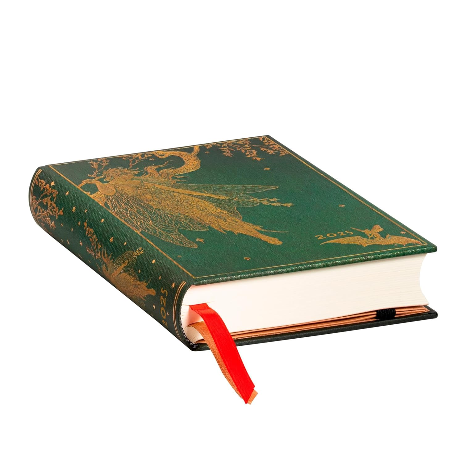 Olive Fairy (Lang S Fairy Books) Mini 12-Month Day-At-A-Time Hardback Dayplanner 2025 (Elastic Band Closure) image number 3