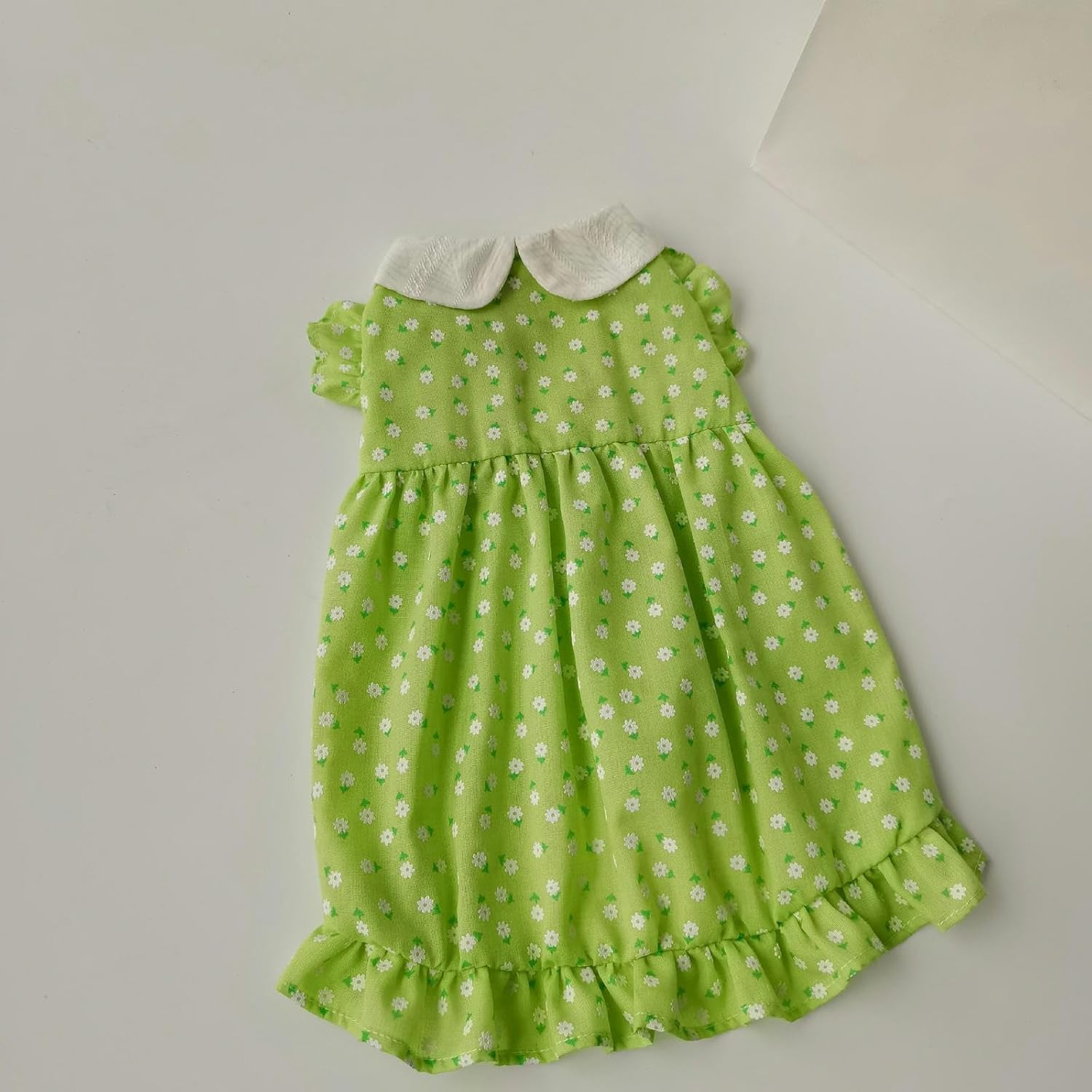 IUOUTG Sphynx Hairless Cats Clothes Lightweight Pet Princess Skirt Girl Cute Floral Kittens Dress with Flying Sleeves Breathable Cat Vest for Devon Rex Pet Apparel in Spring Summer image number 1