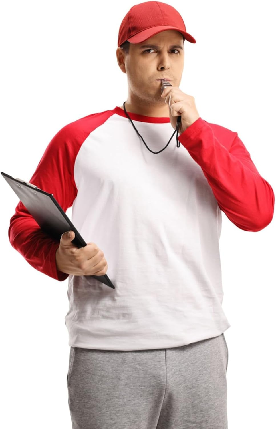 9Pack Coaches Referee Whistles, Whistle Sport,Loud Referee Whistle for Coaches, Soccer Referees, and Training - Durable Plastic Whistle with Lanyard for Sports & Safety image number 2