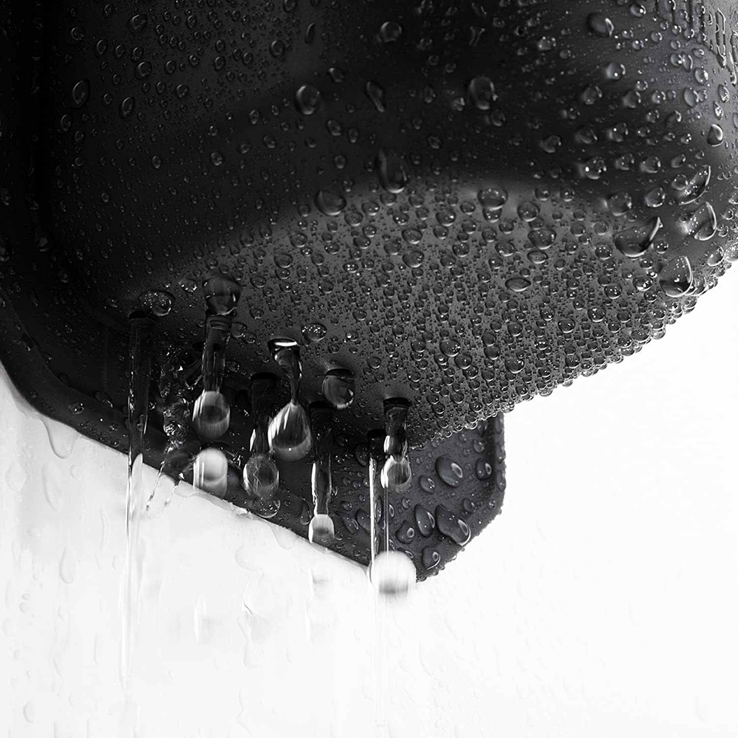 TOOLETRIES Shower Drink Holder - 100% Silicone Can Holder for Beer or Soda - Bathroom Accessory - Silicone-Grip Technology, No Adhesive Needed - Charcoal image number 5