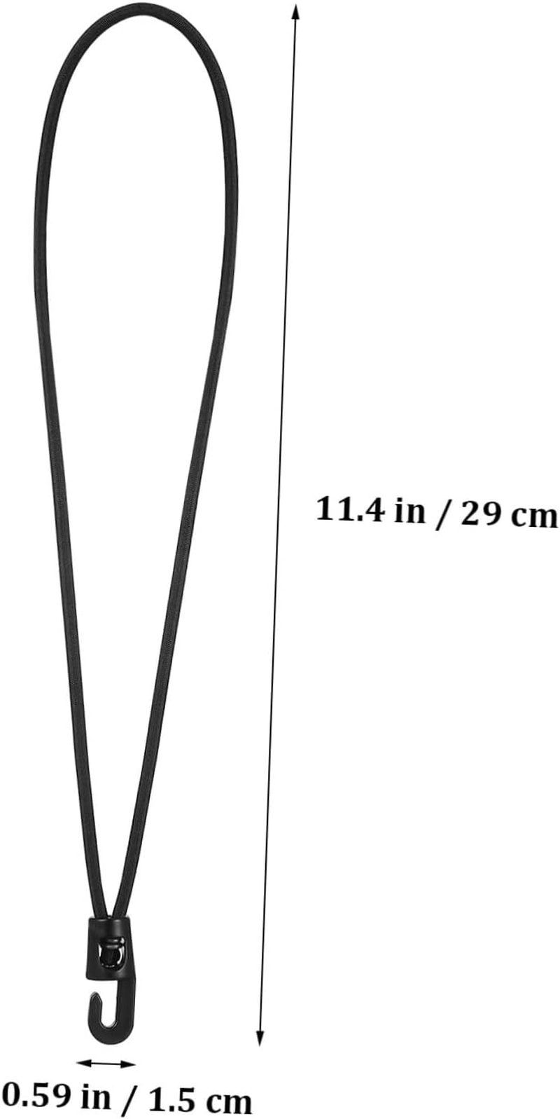 POPETPOP 25Pcs Bungee Cords Heavy Duty Outdoor Elastic Luggage Ropes for Suitcase Travel Gear Binding