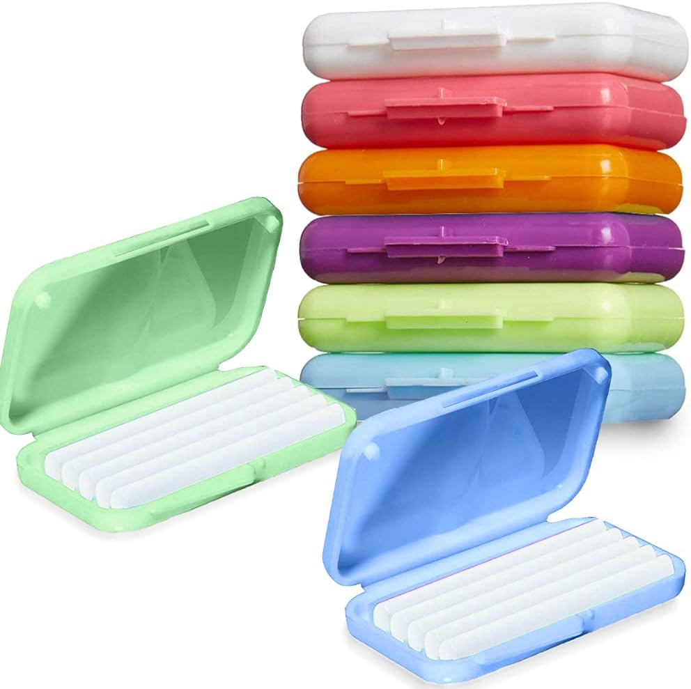 Braces Wax for Teeth 6 Pack Dental Care Orthodontic Wax for Braces Wearer (6 Pack, Colorful) image number 2