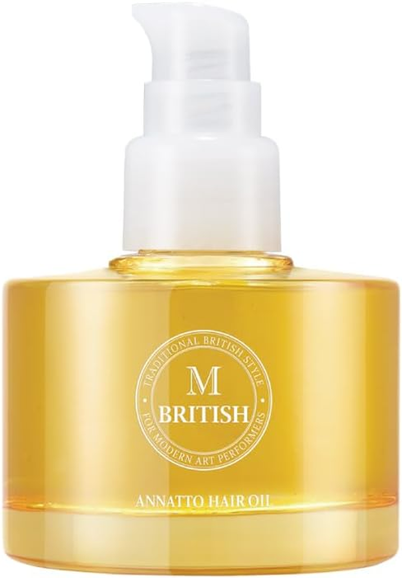 British M, Annatto Hair Oil, 2.36 Fl Oz (70 Ml) image number 4