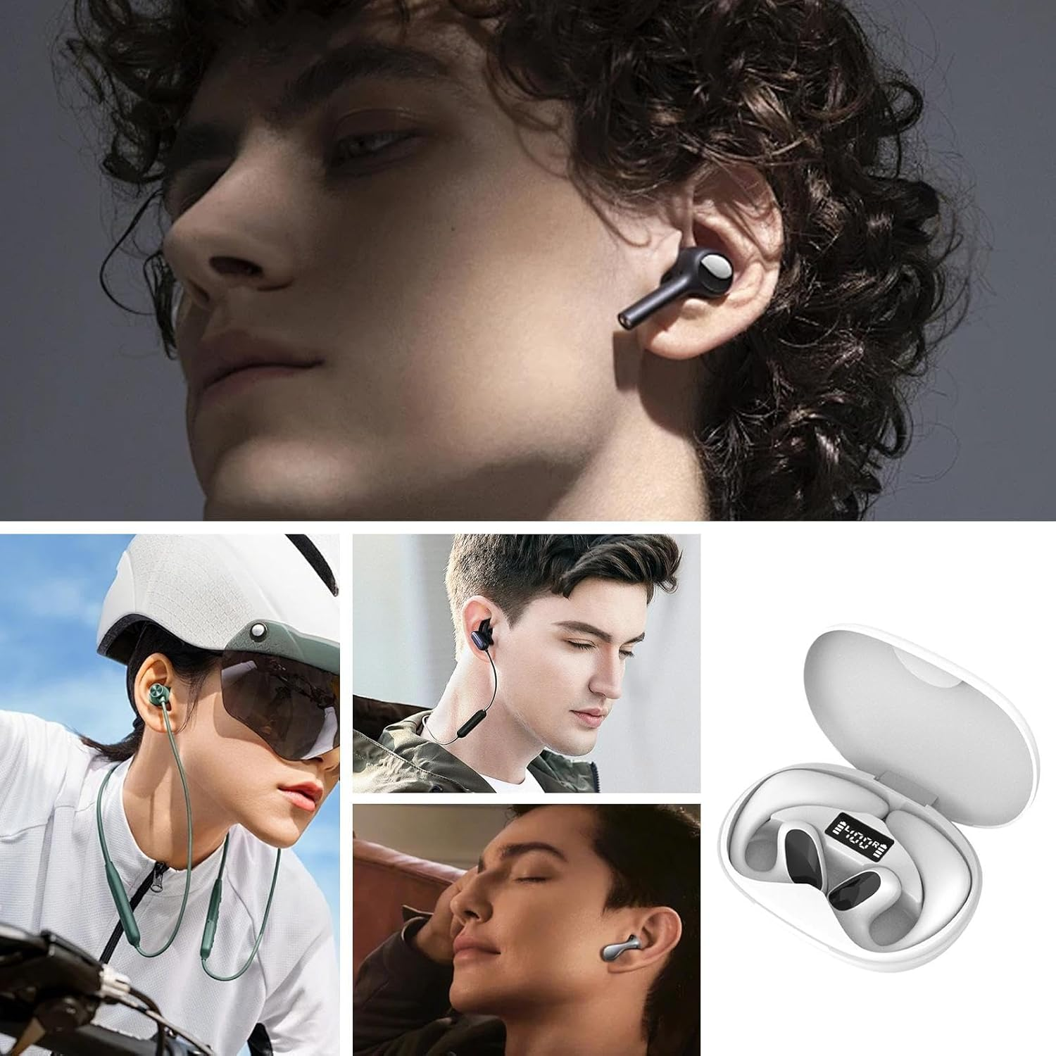 Translators Earphones | 144 Languages & Two-Way Translators | 144 Languages & Two-Way Translator, Comfortable and Practical Translation Ear for Learning for High Accuracy