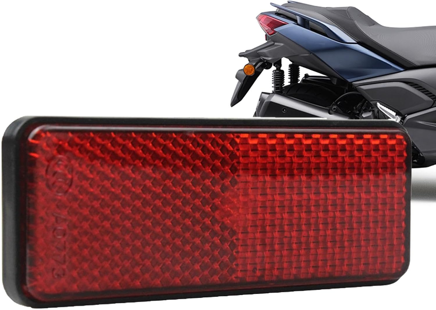 Motorcycle Reflectors Motorcycle Safety Reflector - Motorcycle Reflector - Screw Mount for Night Driving Reflective Gear Motorcycle Accessories for Better Visibility image number 2