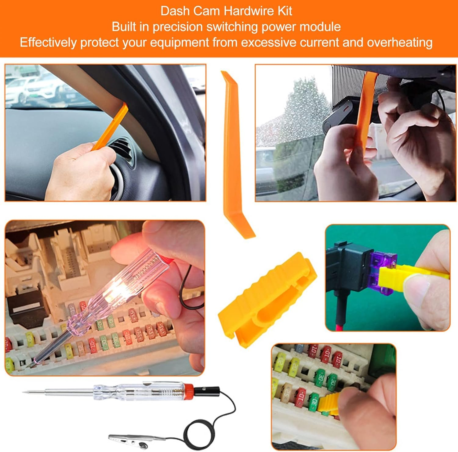 Rengu Dash Cam Hardwire Kit, GPS Navigator Flexible USB Hardwire Kit (Mini) image number 2