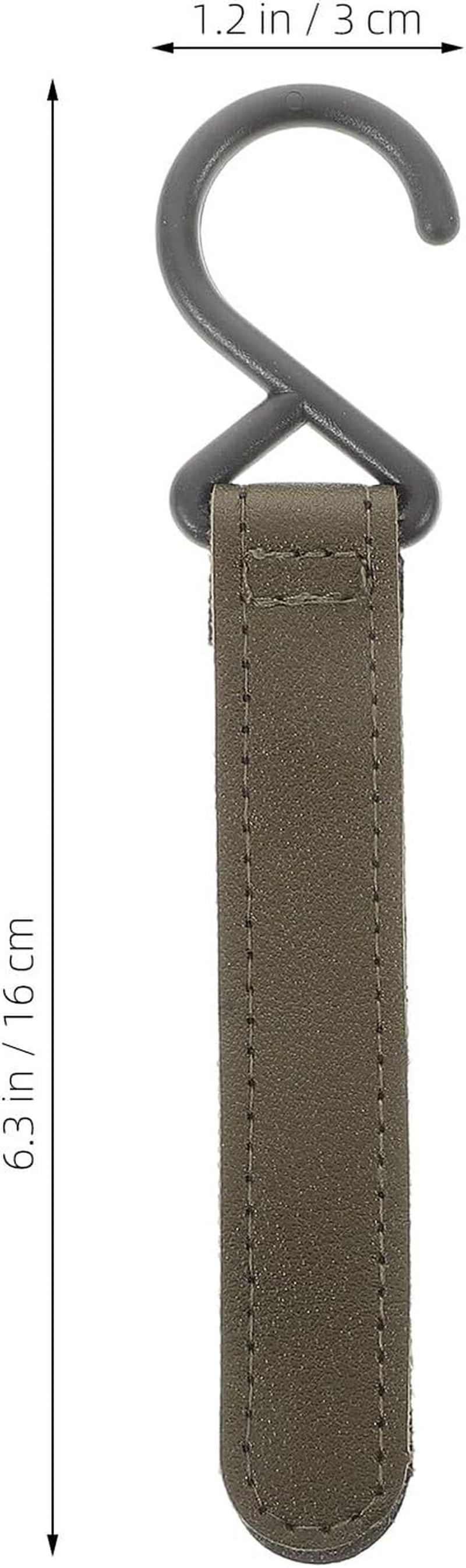 2Pcs Stroller Strap Buckles for Diaper Bag Hanging Stroller Hooks with One-Click Folding Compact Travel Accessories for Prams and Carriage Storage image number 4