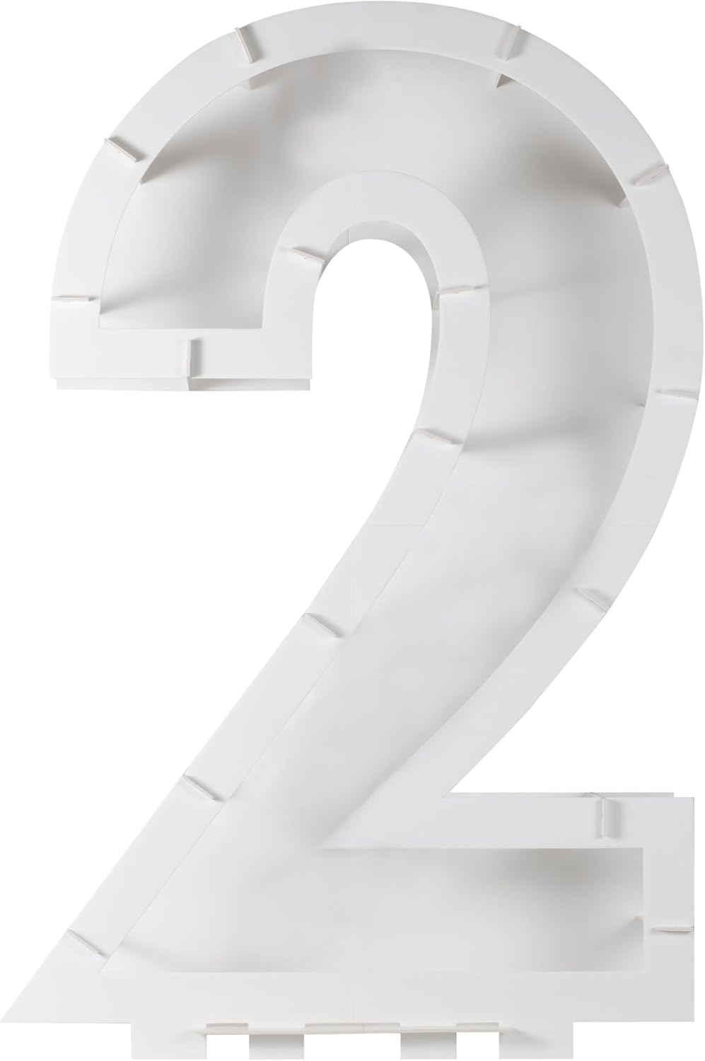 Ginger Ray Party Decoration Balloon Number 0 Mosaic Stand image number 6