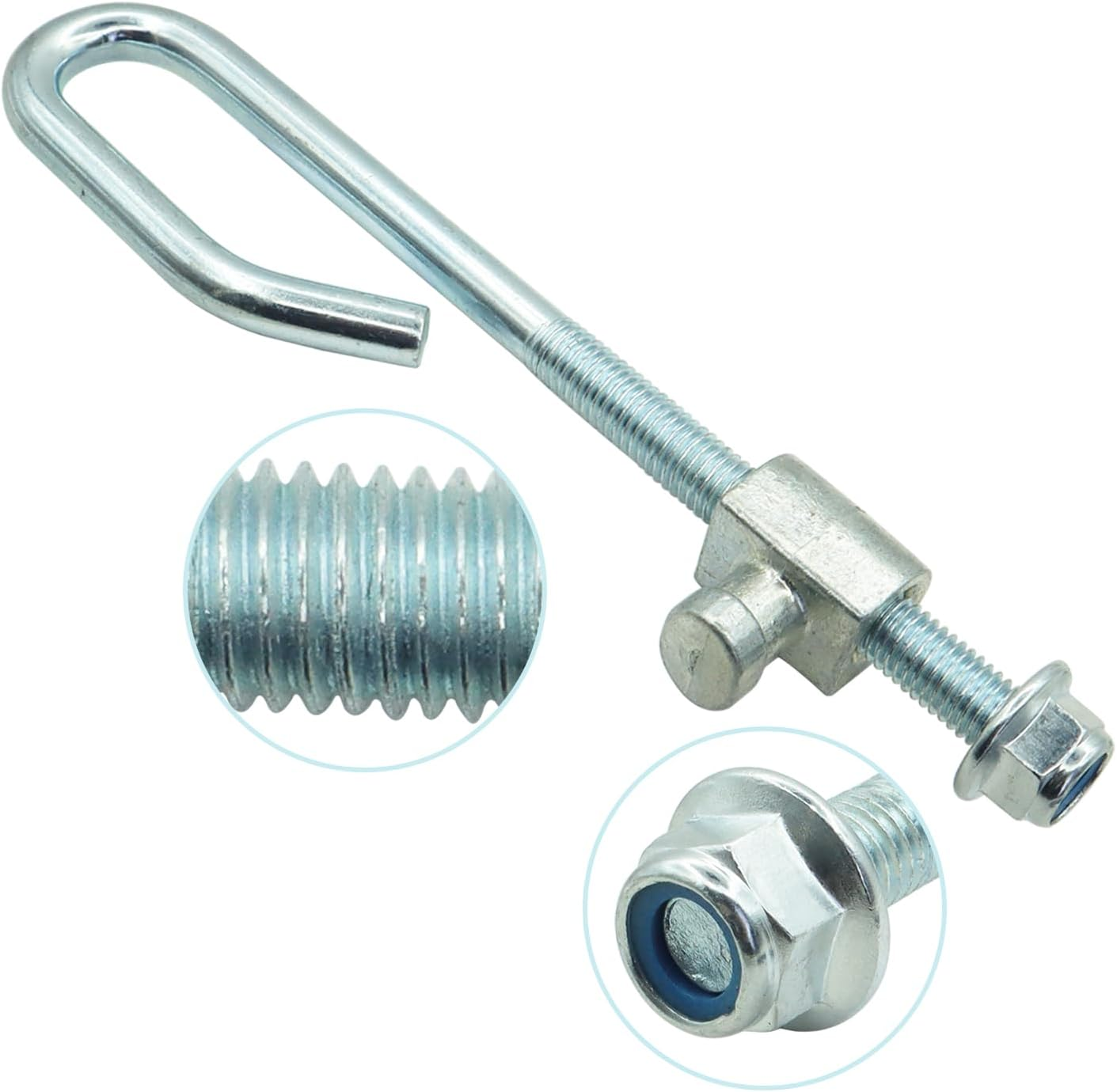 DABAZUALY 2 Set of GX24864 Mower Deck Lift Linkage Rod Kit Compatible with John Deere D100 D105 D110 D120 D125 D130 D140 D150 D155 100 Series Tractor image number 1