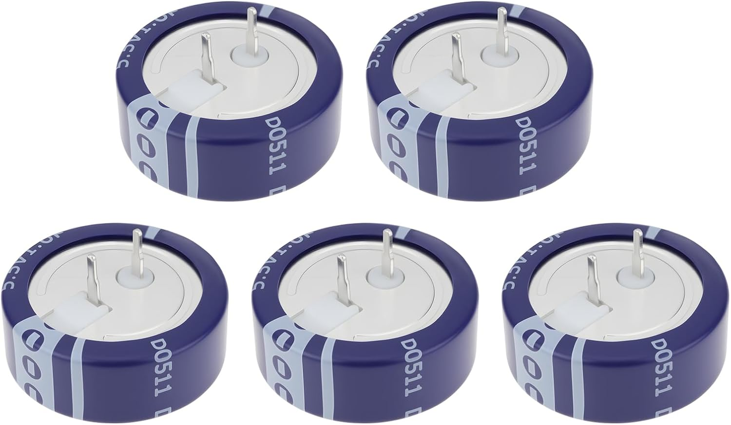 5Pcs 1.0F 5.5V Super Capacitors Suitable for Power Tools Electric Toys Small Current Applications and Other Energy Sources image number 4