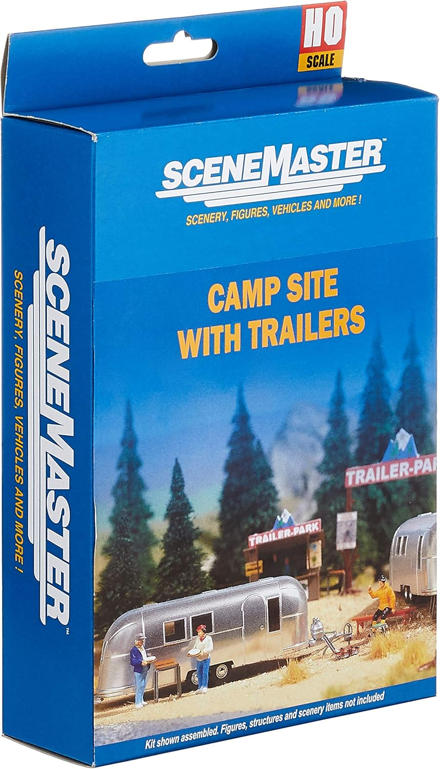 Walthers, Inc. Camp Site with Two Trailers image number 1