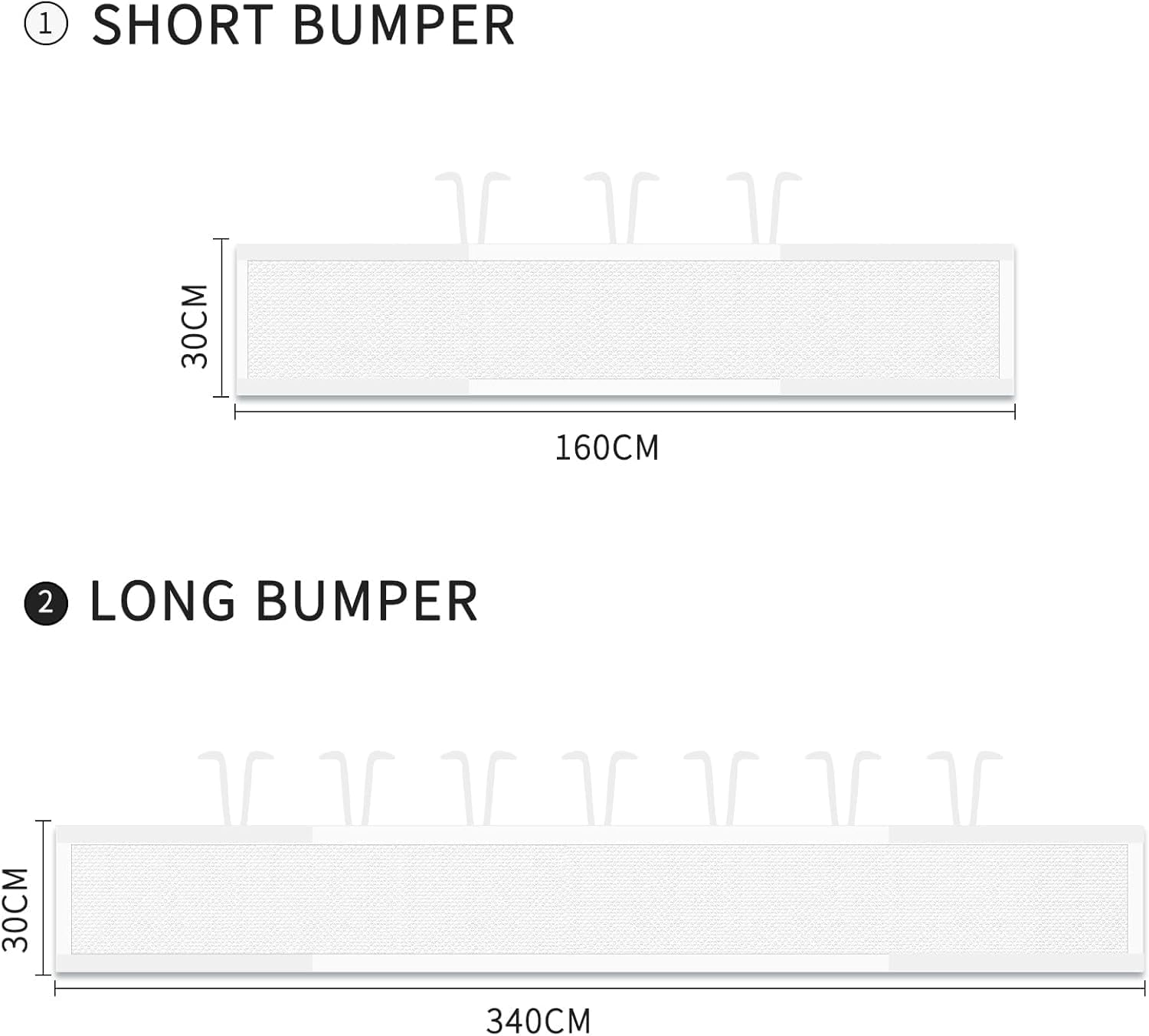 Baby Breathable Mesh Liner Fits Full-Size Cribs,Classic Collection 3Mm Mesh, Four-Sided Slatted and Solid Back Cribs &ndash; Anti-Bumper (White) image number 6